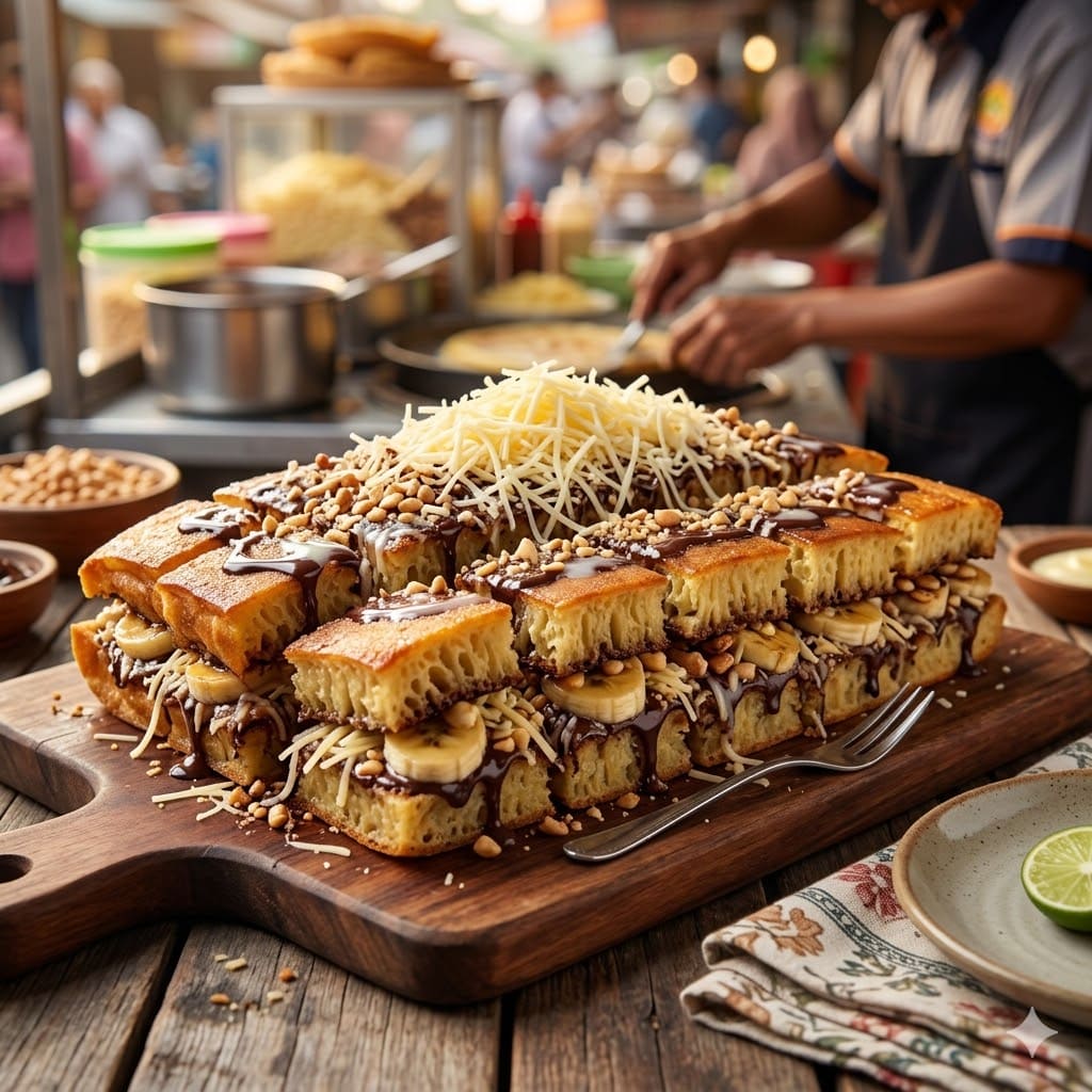 Pisang Keju Kacang Coklat Large Martabak 999 Asli Bandung